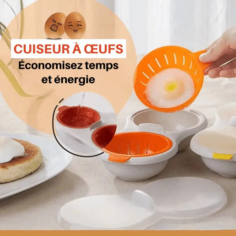 cuiseur d'oeuf orange