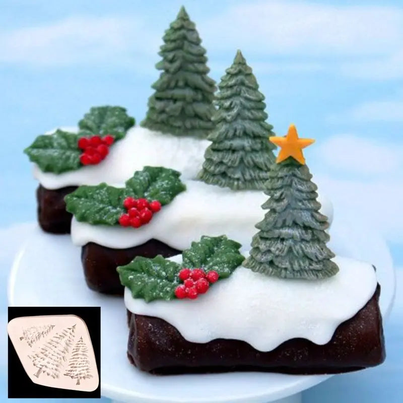 MOULE A GATEAU EN SILICONE POUR SAPIN DE NOËL PastryToday